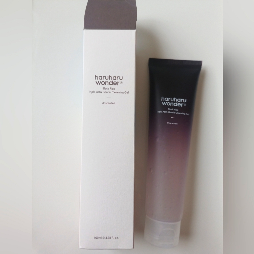 Haruharu Wonder - Black Rice Triple AHA Gentle Cleansing Gel (3.38oz) K Beauty